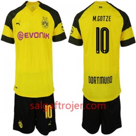 Borussia Dortmund Fodboldtrøjer M.GOTZE 10 Børn Hjemmebanesæt 2018/19 Kort ærmer